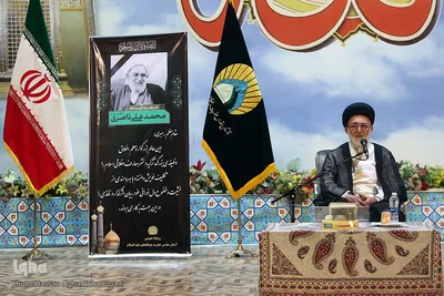 مراسم ترحیم آیت الله ناصری در آستان مقدس حضرت عبدالعظیم حسنی (ع)