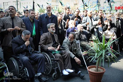 تجمع عزاداران عاشورای فاطمی در میدان هفت تیر