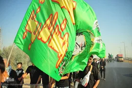 حرکت زائران اربعین از الهایی