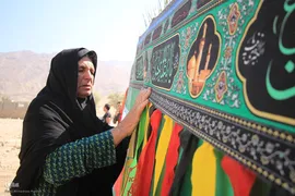 جابه‌جایی مزار شهید جواد رضایی در کازرون
