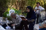 قرائت دعای عرفه در باغ رضوان اصفهان