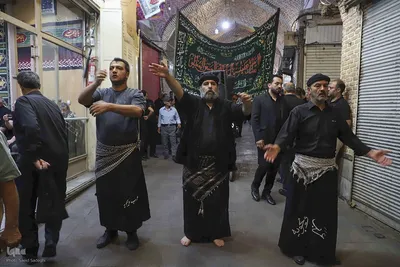 عزاداری اربعین حسینی در بازار تبریز