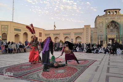 تعزیه خوانی در اولین همایش ملی «سیمای حضرت شاهچراغ(ع) در تعزیه»‎‎