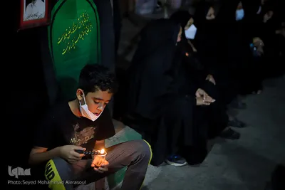 مراسم شام غریبان در شهرک شهید بهشتی - مشهد
