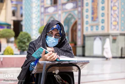 مراسم ترتیل خوانی قرآن در امامزاده صالح