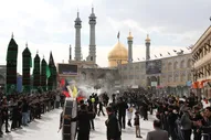 تاسوعای حسینی در جوار کریمه اهل بیت در سوگ علمدار کربلا