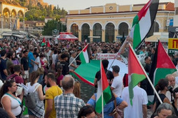 Yunanistan’da 106 farklı noktada Filistin’e Özgürlük mitingleri yapıldı