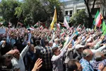 راهپیمایی خشم و نصر مردم در تبریز