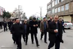 مراسم تشییع و تدفین شهید "احسان غمی تازه کندی" اولین شهید اهری جنگ رمضان در اهر