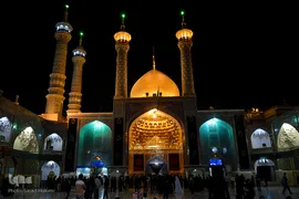 مراسم عزاداری سیدالشهدا در حرم حضرت معصومه(س)