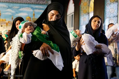 آیین بزرگداشت مقام حضرت علی اصغر(ع) در چهارانبیای قزوین