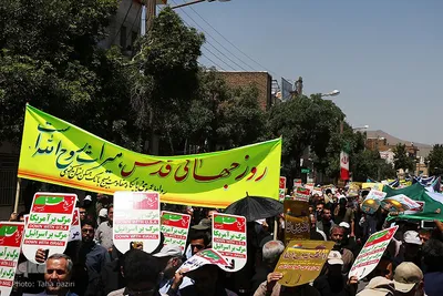 راهپیمایی روز قدس-اراک/عکاس:طه نظیری