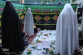 مراسم اعتکاف بانوان در مسجد باغستانی
