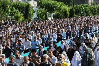 نماز عید سعید فطر در جوار سیدالکریم (ع)