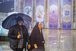 حال و هوای حرم شاهچراغ(ع) در شب نیمه شعبان‎