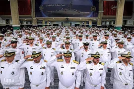 دیدار کارکنان و خانواده‌های ناوگروه ۸۶ ارتش جمهوری اسلامی ایران