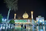 حال و هوای حرم شاهچراغ(ع) در شب نیمه شعبان‎
