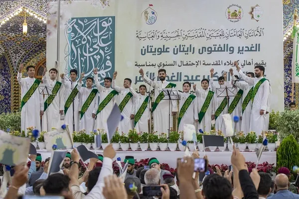 تقرير مصور | أهالي كربلاء يحيون مناسبة عيد الغدير الأغر