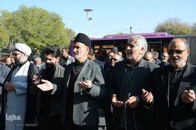 ⁨مراسم عزاداری مردم تبریز⁩ در روز شهادت امام عسکری(ع)