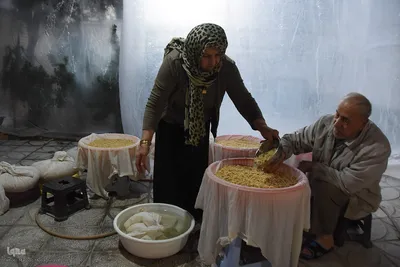 آیین سنتی پخت سمنوپزان در سمنان