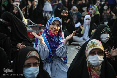 اجتماع دختران انقلاب برای حمایت از حجاب