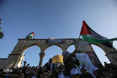 اقامه نماز عید سعید فطر در مسجدالاقصی