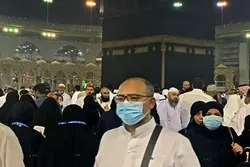Atmosphère de la mosquée de la Mecque à l'ombre de la propagation du Coronavirus+Photos