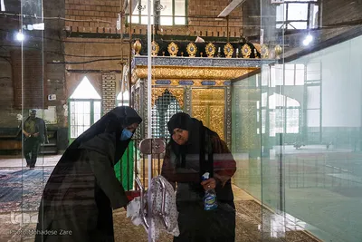 آستان مقدس امام‌زادگان پنج‌تن، در دهستان تبادکان