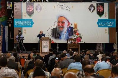 مراسم اولین سالگرد درگذشت آیت‌الله ناصری