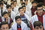 دیدار دانش‌آموزان بسیجی با نماینده ولی‎فقیه در خراسان جنوبی