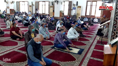 اقامه نماز جمعه در طَرطوس سوریه