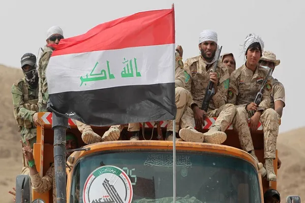 رژه حشد الشعبی در هفتمین سالگرد صدور فتوای جهاد