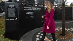 Memorial to Victims of Quebec City Mosque Attack Unveiled