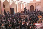 آیین عزاداری ۱۳ محرم در مسجد ملااسماعیل یزد‎