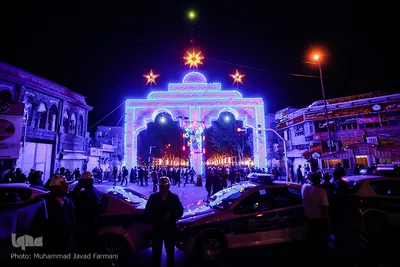 آذین‎بندی و جشن شب نیمه شعبان
