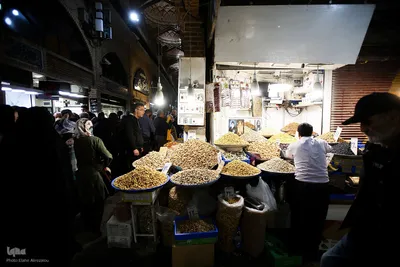 حال و هوای بازار تهران در شب عید
