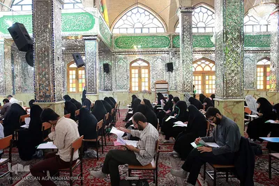 مرحله استانی بخش معارفی چهل و یکمین دوره مسابقات سراسری قرآن کریم در آستان مقدس امامزاده حسن(ع) تهران