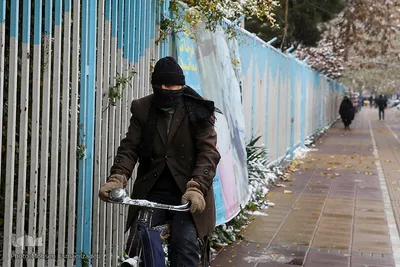 بارش اولین برف پاییزی در مشهد
