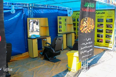 آماده سازی مواکب در بین‌الحرمین شیراز جهت مراسم اربعین