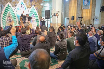 مراسم گرامیداشت شهید محسن جعفری از شهدای مدافع امنیت - شیراز