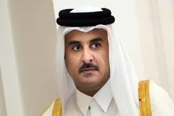 قطر کے بادشاہ ایران کے دورے پر تہران پہنچ گیے