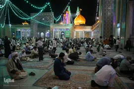 حرم کریمه اهل بیت(ع) در شب عید غدیر