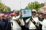 پیکر مطهر شهید سردار علیرضا لطفی در ارومیه تشییع شد