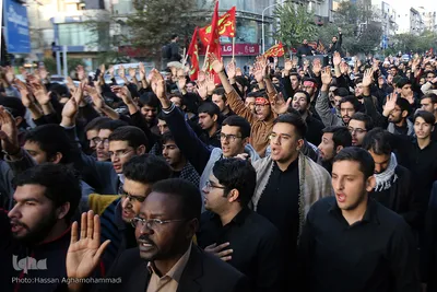 تجدید بیعت دسته‌های عزاداری دانشجویی با رهبر معظم انقلاب