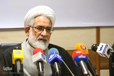 حجت‌الاسلام والمسلمین محمدجعفر منتظری، دادستان کل کشور در نشست ماهانه حقوقی کاربردی موسسه آموزش عالی شهید قدوسی
