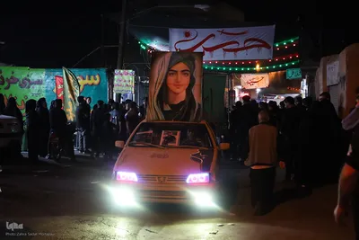 قافله اشک و سوگ حسینی در خیابان‌های خمینی‌شهر