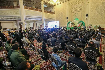 «میهمانی لاله‌ها» در حرم شاهچراغ (ع)‎‎
