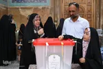 مرحله دوم انتخابات ریاست‌جمهوری در میدان نقش جهان اصفهان