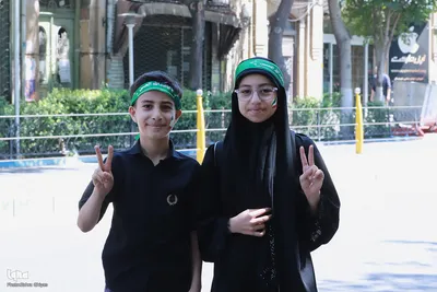 مراسم آیینی پیاده‌روی جاماندگان اربعین حسینی - تبریز