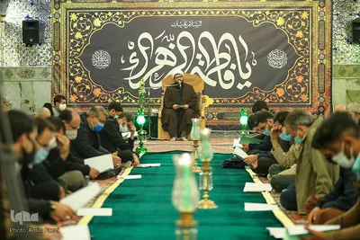 مراسم قرائت خطبه فدکیه در حرم شاهچراغ (ع)